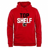 Men's Calgary Flames Top Shelf Pullover Hoodie - Scarlet,baseball caps,new era cap wholesale,wholesale hats
